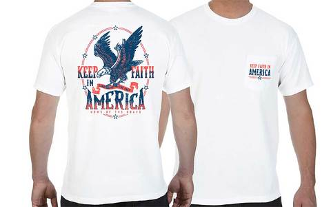 Keep Faith In America T-Shirt - Kids Large